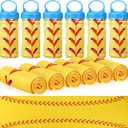 12 Pack Softball Cooling Towels, Softball Ice Towels for Neck, 40"x12" Breathable Chilly Towel with Plastic Container, Microfiber Sport Towel for Players Team Gift Sport Party Favors (Yellow)