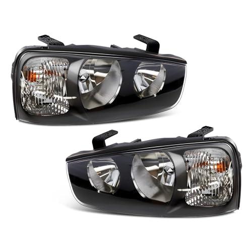 Aspaton Halogen Headlight Assembly Left+Right 921012D150 921022D150 Compatible with Elan-tra 2001-2003 W/Bulb Headlamps Front Lights Left+Right 921012D150 921022D150 HY2502122 HY2503122