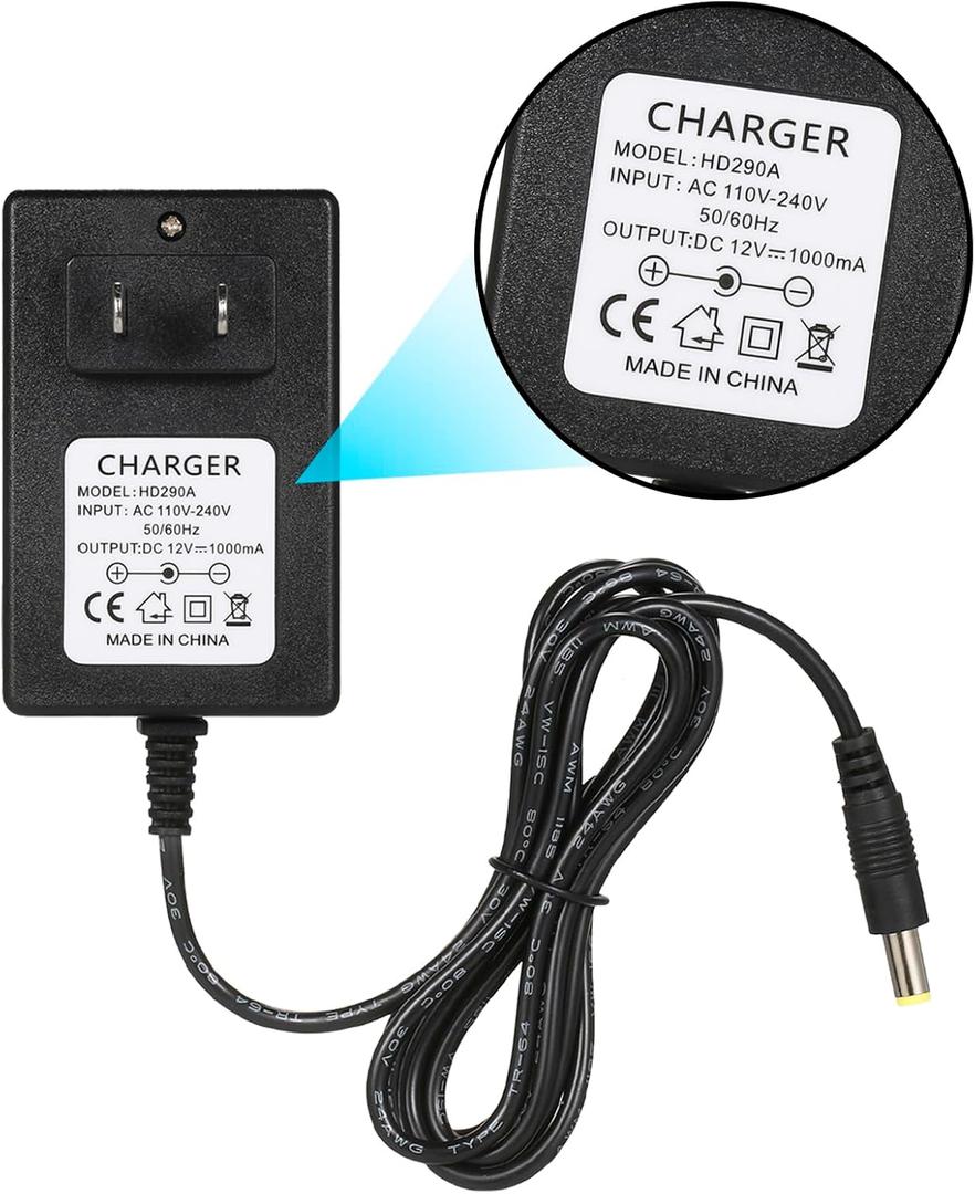 12V Kids Charger for Ride On Toys Car, 12V Ride-on Toys SUV Car Battery Charger, Various Electric Battery Charger12 V Universal Charger Kids Riding Toy Charger