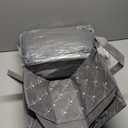 SNOWMAN Premium Down Comforter Queen Size, Luxurious All Season Duvet Insert with Cotton Blended Fabric, Pinch Pleat Design Hotel Bedding Comforter (Grey,90"x90")