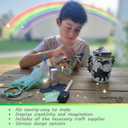Dinosaur Lantern Nightlight Craft Kit - DIY Dinosaur Crafts for Kids, Ages 3-12