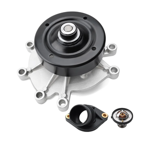 Water Pump Thermostat Kit Compatible with Aspen & Dodge Dakota Durango Nitro RAM 1500 Pickup & Commander Grand Cherokee Liberty & Raider RAM 1500 Dakota 3.7L 4.7L Engine OE AW7163 1204350 68045797AA ----- missing 2 items