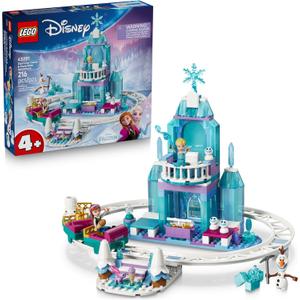 LEGO Disney Frozen Elsas Ice Castle & Snow Ride Adventure Building Toy - Frozen Toys for Girls & Boys, Ages 4+ - Disney Gift for Kids - 43281