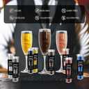 Edible Glitter for Drinks  Pandalab 8 Colors Luster Dust Set Food Grade Shimmer Powder for Cocktails for Cake Decorating, Fondant, Chocolate & Donuts, 5g/Bottle