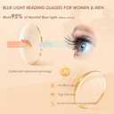 Reading Glasses for Women Men, Eyeglasses, Blue Light Readers for Men Women, +3.00
