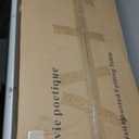 Wall Mounted Folding Table, Folding Desk, The Preferred Choice for Garages and Sheds/Home Offices/Laundries/Home Bars/Kitchens (White, 47.22" D x 19.68" W)