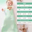 TELIZ Baby Sleeping Bag Unisex Rayon Wearable Blankets for Baby and Toddlers Sleep Sacks 0.5 TOG