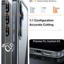 TORRAS Guardian Shockproof for Samsung Galaxy S25 Plus Case, [Non-Yellowing] [12FT Military-Grade Protection] Transparent Slim Case for Samsung S25 Plus Case, Diamond Clear, Hard, 6.7''