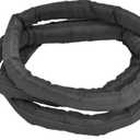 5m Black Braided Cable Management Sleeves Wire Loom Tubing Cord Protector Self-Wrapping Floor Cord Cover