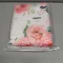 Baby Blanket 30" x 40" Pink Rose,Super Soft Floral Minky Blanket for Boys Girls,Double Layer with Dotted Backing,Crib Receiving Blanket for Nursery/Stroller/Toddler Bed/Carseat