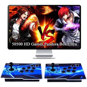 GWALSNTH 50500 in 1 Pandora Box Ultra Arcade Games Console, Plug and Play Video Games,1280X720 HD Display,49 Games Emulators,256GB TF Card,Up to 4 Players,Splited Type