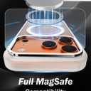 for iPhone 17 Pro Case [Compatible with MagSafe][Translucent Matte][Anti-Yellow][Anti-Fingerprint] Shockproof Protective Slim Case for 17 ProWhite