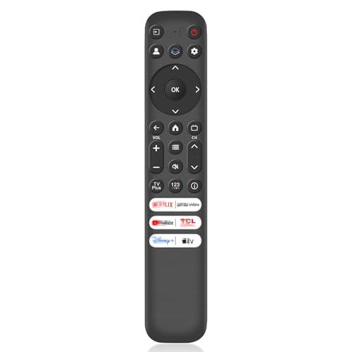 RC813 Remote Control Compatible with TCL Smart TVs Q6/Q7/QM8/S3/S4 Series, for FHD HDR LED UHD QLED Smart TVs