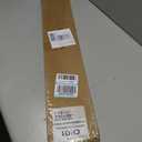 No Drill L-Shaped Vinyl Cordless Mini Blinds, White, 30.5" Wx 64" H