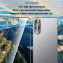 3 x 2+2 Pack for Samsung Galaxy S25 Edge Screen Protector with Camera Lens Protector,Full Coverage 9H Tempered Glass Film,HD Clear Scratch Resistant,Bubble-Free for Galaxy S25 Edge Screen Protector