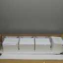 4 Lights Bathroom Vanity Light Fixtures,Brushed Nickel Bathroom Lights,Modern Wall Sconce Lamp with Clear Hammered Shade for Hallway Kitchen Bedroom Corridor Staircase