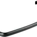 mDesign Steel Metal Wire Over Cabinet Towel Rack Storage Organizer - Hang on Cabinet or Door - Towel Bar Holder for Kitchen - Holds Hand Towels, Washcloths - Spira Collection - Matte Black (Pack of 1)