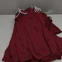 WELMATCH Burgundy Spandex Chair Bands Sashes - 50 pcs Wedding Banquet Party Event Decoration Chair Bows Ties (Burgundy, 50 pcs)