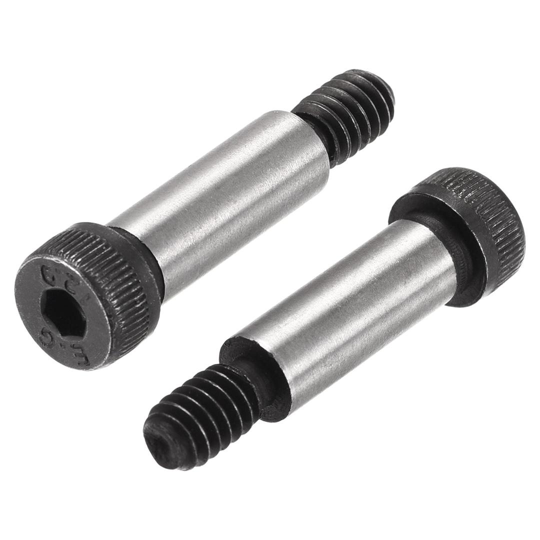 Uxcell Alloy Steel Hexagon Socket Head Shoulder Screws Bolts, 3/4" Shoulder Length, 5/16" Shoulder Dia, 1/4-20 Thread, 6pcs