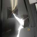 Pamray 32 Inch Small Computer Desk with Monitor Stand, Simple Office Desk with Headphone Hook for Small Spaces, Kids Study Writing Table for Bedroom, Black