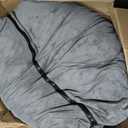 Pregnancy Pillows for Sleeping, 45.3 Inch Pregnancy Massage Pillow Full Body Pillow with Removable Cover - Support for Back, Legs, Belly, HIPS for Pregnant Women (Dark Grey)