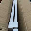 Babelio Removable Baby Gate for Stairs No Bottom Bar, 29-43", 30" H, White