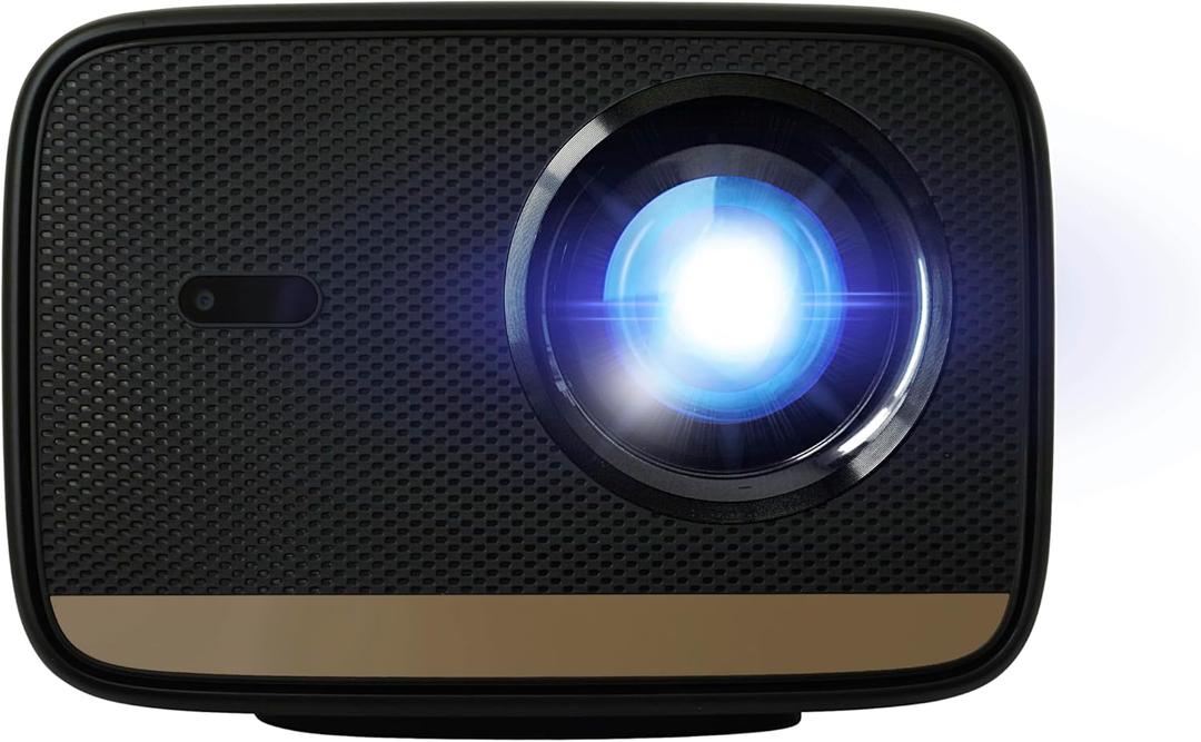 Miroir L710S Pro Smart 1080p Portable Projector  Android TV Streaming, Auto Focus, Dual 5W Speakers, HDMI/USB-C, Wi-Fi/Bluetooth, 120 Display  Compact Home Theater & Travel Ready