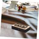 Operitacx Leathercraft Square Scarf Tool 2.64X1.22 Inch DIY Leather Cutting Die Vintage Scarf Buckle Mold for Handcrafted Leather Accessories (Brown)