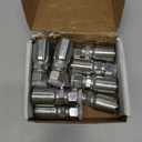 1/2 ID Hose x 1/2 JIC 37 Degree Flare Swivel Hydraulic Hose Fittings End, 10PCS Set for Single Wire Hydraulic Hose