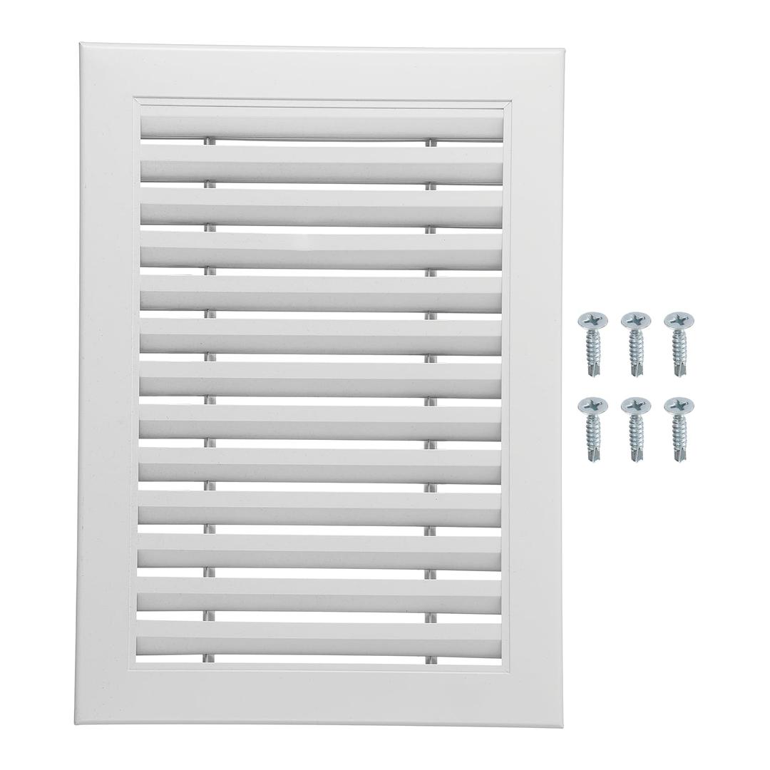 Nexarelle Aluminum Air Vent Cover 18"x10" Openings: 15.6"x7.7" White