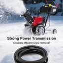47846 Snowblowers Deck Belt 5/8" x 114" Fits for Craftsman 48624837 48624838 48624853 48625840 Snowblowers Replace 47846 47278