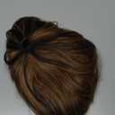 showreal Pixie Cut Wig Human Hair for Women Highlight Brown Short Straight Wigs 100% Real Human Hair Pixie Cut Wig with Bangs Layered Virgin Hair Glueless Natural Short Wig (9149-1B/30)