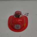 Fire Chief Fireman Fighter Helmet Red Hat with Siren Light Costume