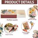 60PCS Blank Matches Containers 2.24 x 1.42 x 0.59 inches Vintage Flower Match Storage Boxes DIY Match Holder with Double-Sided Striker for Wedding Bridal Shower Baby Party Favor Empty(No Matches)