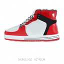 Boy Shoes Balloon/Basketball Sneaker/Tennis Sports Logo Decoration/Foil Balloon/Check Mark Shoes/Father Birthday Decorations (Black+red 4 Pcs)