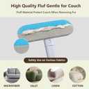Multifunctional Pet Hair Removal Tool for Sofas,Carpets,Car Seats,Clothes,4 in 1 Reusable Pet Hair Remover Brush Combines Hair Removal Brush, Window Scraper, Crevice Tool