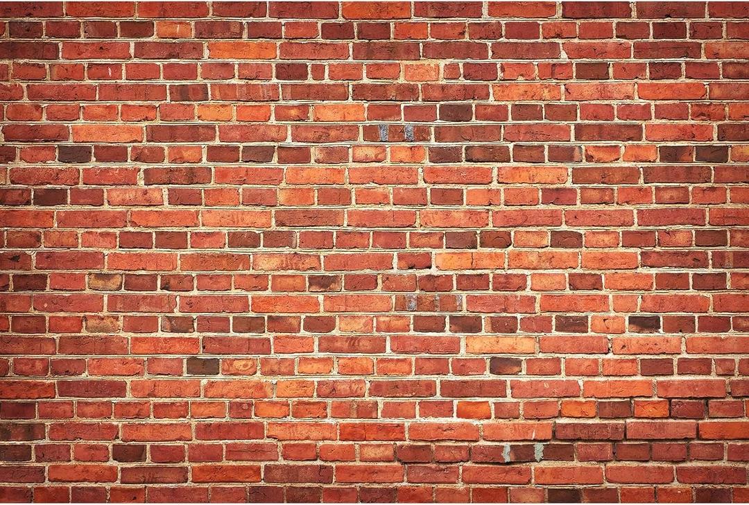 Red Brick Wall Backdrop Vintage Old Brick Wall Background for Photography Newborn Baby Girls Adults Portrait Baby Shower Wedding Photography Background Photo Video Studio Props 7x5ft