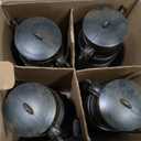 4 Pack Bronze Vintage 4 Modes Rechargeable Lanterns with Remote Control