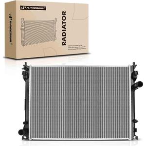 A-Premium Engine Coolant Radiator Compatible with Dodge Charger 2011-2021, Challenger 2009-2021 & Chrysler 300 2009-2021, 2.7L 3.5L 3.6L 5.7L 6.1L 6.2L 6.4L, Replace# 13157, 68050126AA