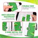 Collectible Trading Card Binder, 400 Pockets Card Holder with 50 Removable Sleeves, Portable Collection Binder Album Book Case Storage, Zipper Card Protective Sleeves for TCG, Sports Card (Nest Cyan)