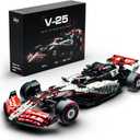 Nifeliz V25 F1 Racing Car Model Set, 1:8 Scale Car Building Set for Adults, Collectible and Display Gift for Racing Fans (2,634 PCS, NF10329)