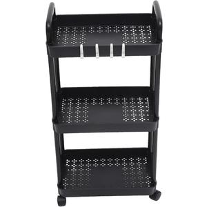 Rolling Storage Cart Multi-Utility Trolley Organizer for Kitchen Bathroom Living PP Material Mobile Shelving Rack for Easy Storage Organization Rolling Storage Cart Multi-Utility Trolley Organizer for Kitchen Bathroom Living PP Material Mobile Shelving Rack for Easy Storage Organization