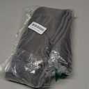 NICETOWN Grey Door Curtains, 36 inch Wide Thermal Insluted Blackout Privacy Slight Window Curtain with Rod Pocket for French Door, Classroom Lockdown Shade for Pricacy, 1 PC, W36 x L72