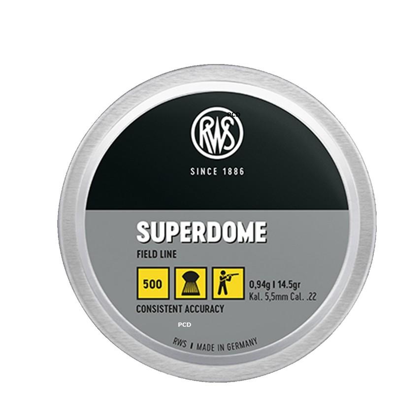 PLOMBS RWS SUPERDOME CALIBRE 5.5MM 15 GRAINS PAR 500