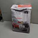 BLACK+DECKER Countertop Blender with 6-Cup Glass Jar, 10-Speed Settings, Black, BL2010BG