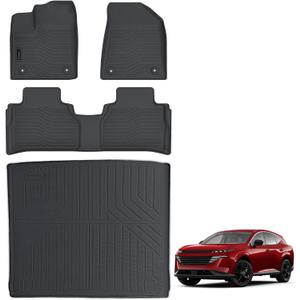 Auxko All Weather Floor Mats Cargo Mat Fit for 2025 2026 Nissan Murano TPE Liners Accessories Guard Odorless Anti-Slip Floor Liners & Trunk Liner for 2025 2026 Nissan Murano