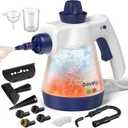 Steam Cleaner, Pressurized Handheld Steam Cleaner for Home with 12pcs Accessories & Safety Lock, Multi-Surface & Powerful Home Use Steamer for Cleaning, Car, Bathroom, Shower, Window, Grime, Grease