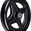 AlveyTech 7" Rear Wheel for Drive Medical Rollator - Replacement Wheels fit Drive Aluminum (728-R728), for 4-Wheel Walker, Rolling Walkers, & Mobility Rollators, Include 608ZZ Bearings (9501S72800)