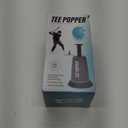 Tee Popper, Durable Nylon Strength for Long-Lasting Hitting, Batting Tee for Perfect Swings, Baseball Training for Practicing Hitting Without a Pitcher (Ball not Included)