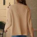 Women's Cardigan Sweaters Bow Button Down Cardigans Fall Fashion Clothes Knit Tie Open Front Coats (XL)